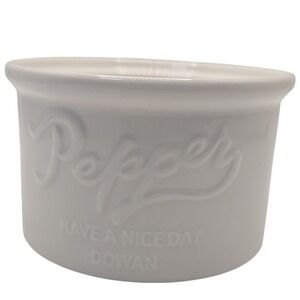 Dowan Pepper Cellar Condiments Crock Stacking Eight Ounce‎ NO Lid